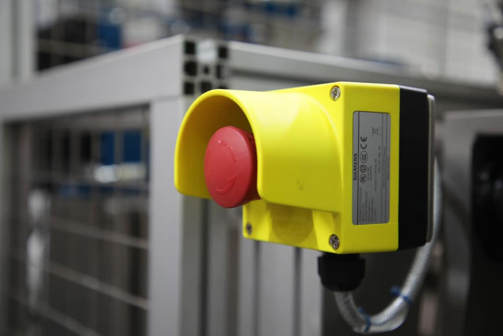 Safety Estop Button on machine Adbro Controls